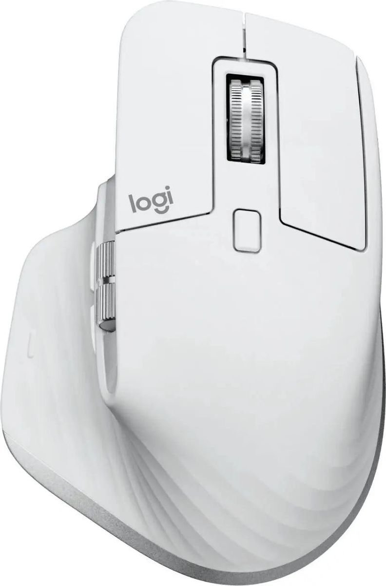Мышь беспроводная Logitech MX Master 3S, Bluetooth/Радио, оптическая, USB, 8000dpi, светло-серый [910-006566]